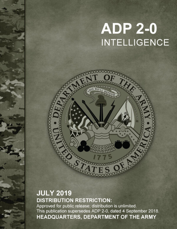 ADP 2-0 Intelligence (2019. 7. 31.)