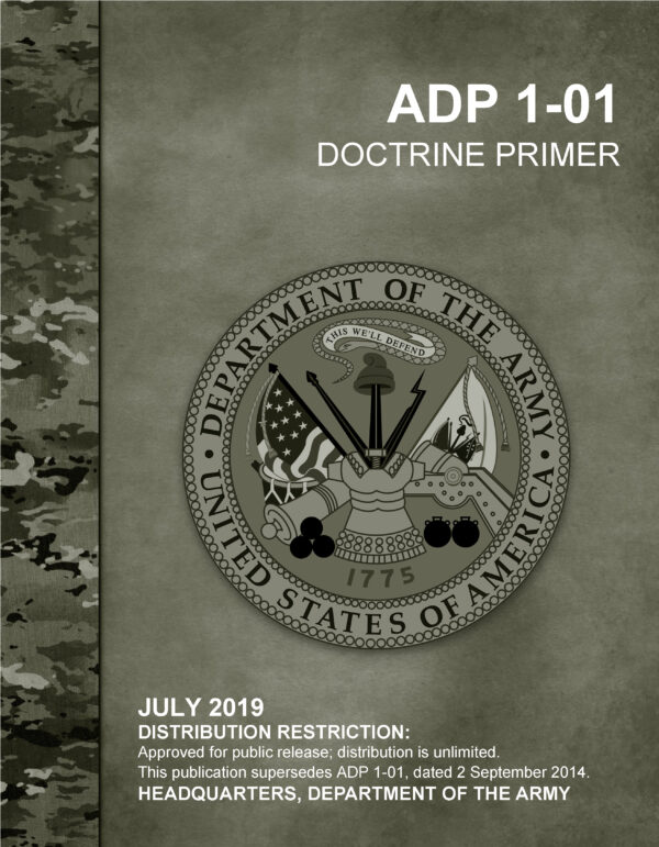 ADP 1-01 Doctrine Primer (2019. 7. 31.)
