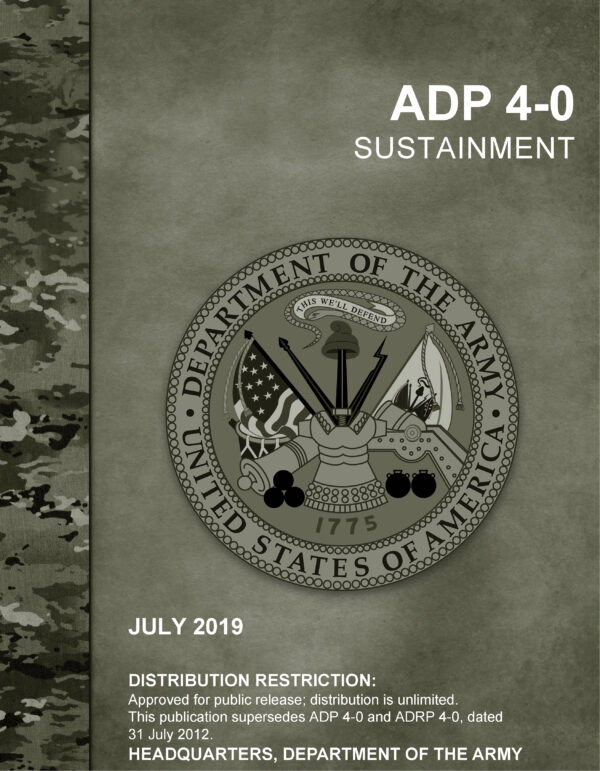 ADP 4-0 Sustainment (2019. 7. 31.)