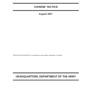ATP 7-100.3 Chinese Tactics (2021. 8. 9.)