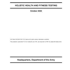 ATP 7-22.01 Holistic Health and Fitness Testing (2022. 8. 1.)