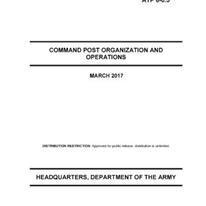 ATP 6-0.5 Command Post Organization and Operations (2017. 3. 1.)